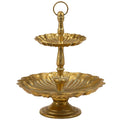 Gold Deco Tiered Tray
